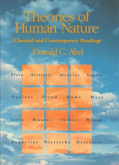 Theories of Human Nature by Donald C. Abel - Click Image to Close
