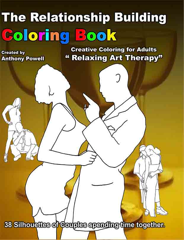 The Relationship Adult Coloring Book by Tony Powell - Click Image to Close