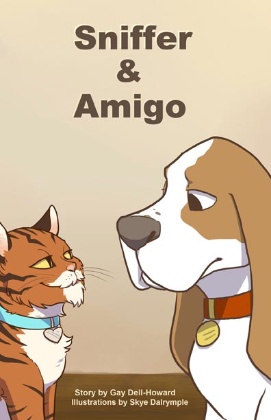 Sniffer and Amigo by Gay Dell-Howard - Click Image to Close